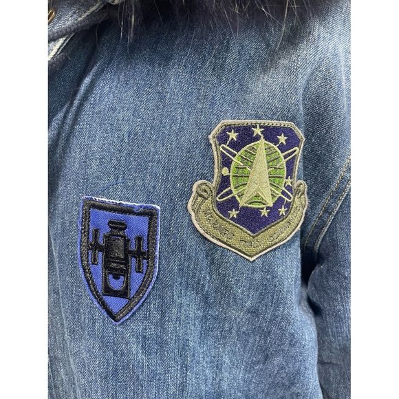 Mr. & Mrs. Italy Patchwork Fur Lined Parka - Picture 12 of 16